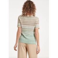 Smashed Lemon Knit Top Soft Green Multicolour