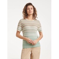 Smashed Lemon Knit Top Soft Green Multicolour