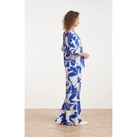 Smashed Lemon Blouse Cobalt White