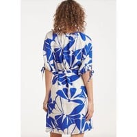 Smashed Lemon Dress Cobalt White