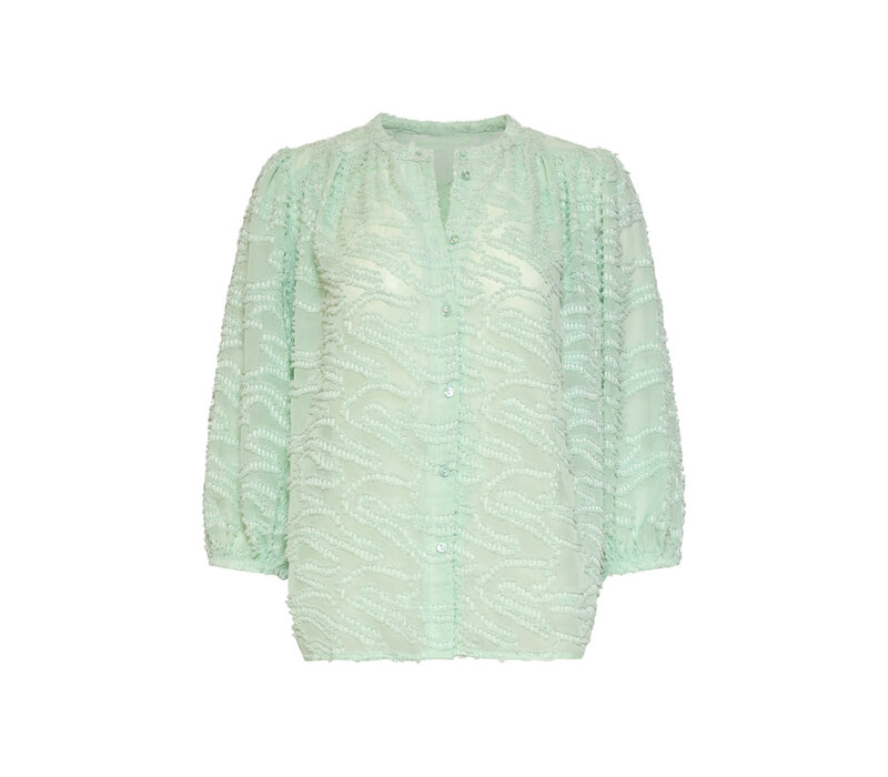 Smashed Lemon Blouse Soft Green