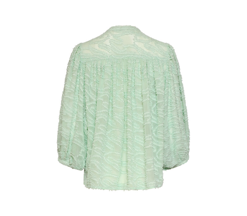 Smashed Lemon Blouse Soft Green