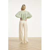 Smashed Lemon Blouse Soft Green