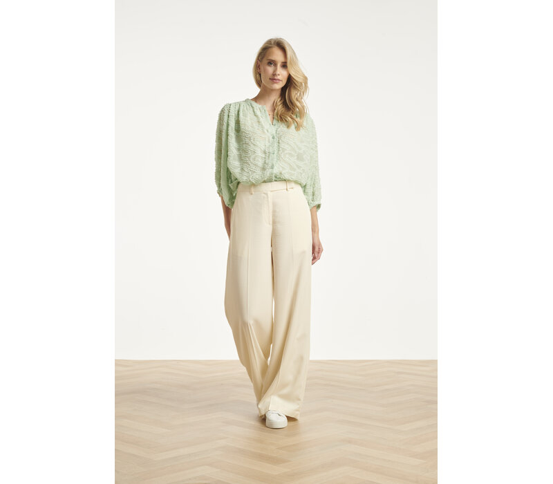 Smashed Lemon Blouse Soft Green