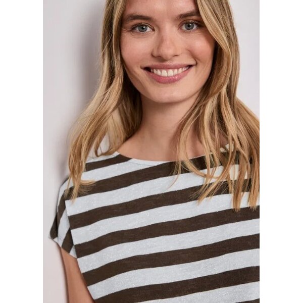 Street One Big Shiny Stripe Shirt 