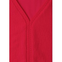 Street One Structure Shirt with Deco Tape Salsa Red