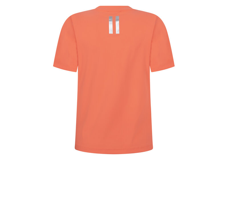 Zoso Travel T-Shirt with Print Coral