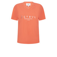 Zoso Travel T-Shirt with Print Coral