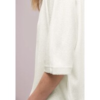 Street One Knit Look Batwing Jacket Off White