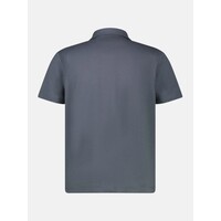 Lerros Polo Seersucker Lava Grey
