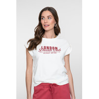 Geisha T-shirt 'London dream club' Off White Rosewood