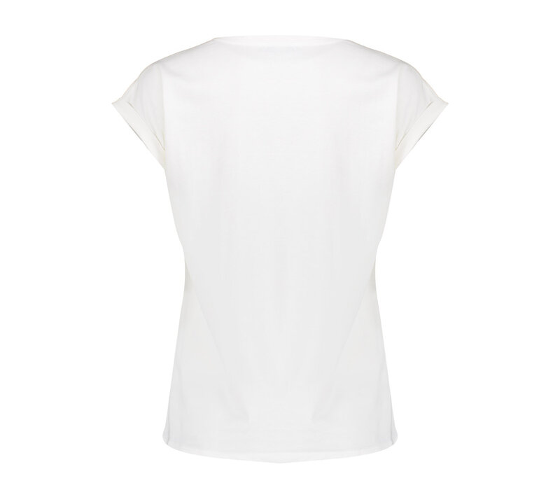 Geisha T-Shirt Soul Off White Black Camel