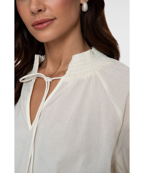 Geisha Geisha Blouse Embroidered Sleeves