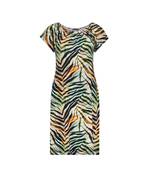 Geisha Geisha Dress Elastic Shoulder Jersey