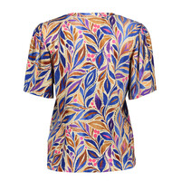 Geisha T-Shirt V-Neck Jersey Indigo Purple