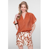 Geisha Top Bat Sleeve Ginger