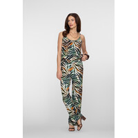 Geisha Pants Jersey Brown Green