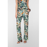 Geisha Pants Jersey Brown Green
