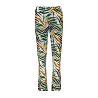 Geisha Pants Jersey Brown Green