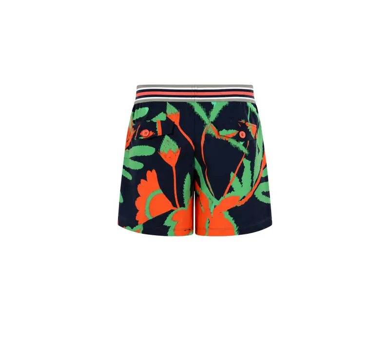 Zoso Print Travel Short Green
