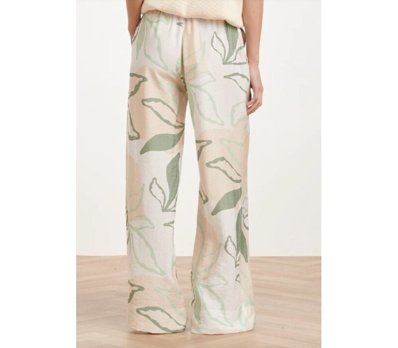 Smashed Lemon Pants Soft Green Multicolour