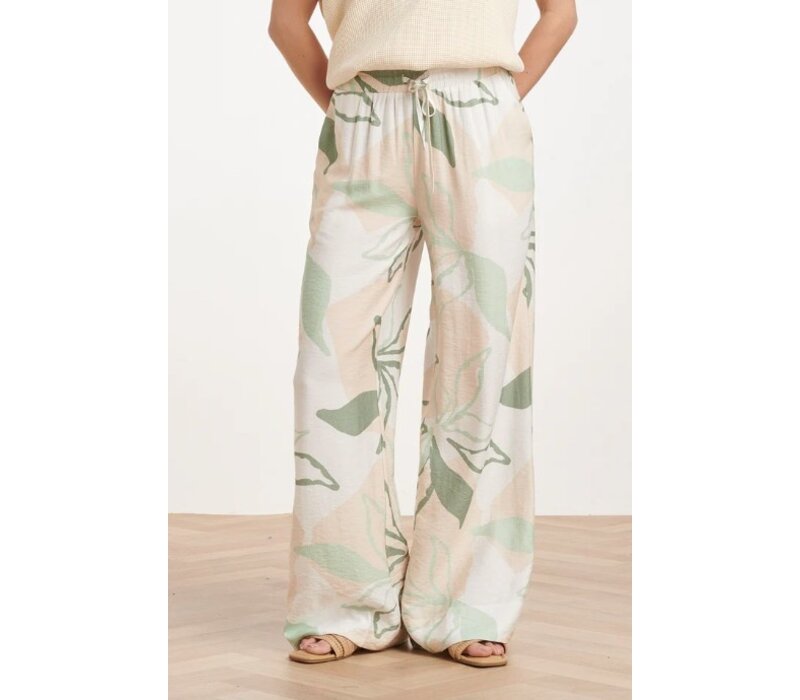 Smashed Lemon Pants Soft Green Multicolour