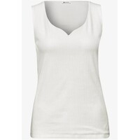 Street One Gania Heart Neckline Rib Off White