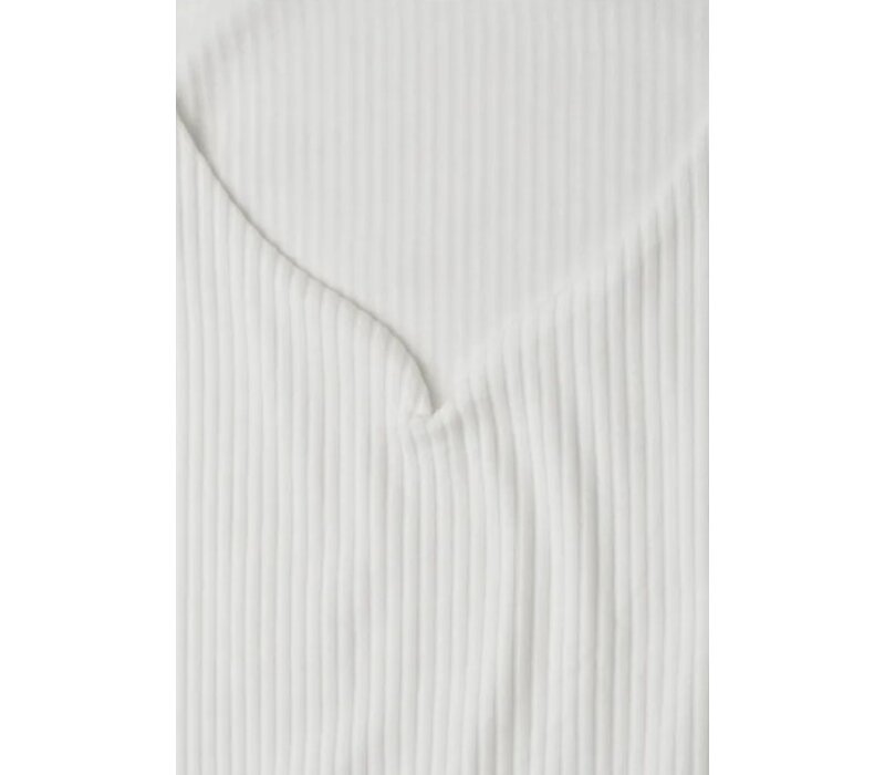 Street One Gania Heart Neckline Rib Off White