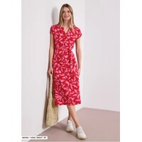 Street One Viscose Shirt Dress Salsa Red
