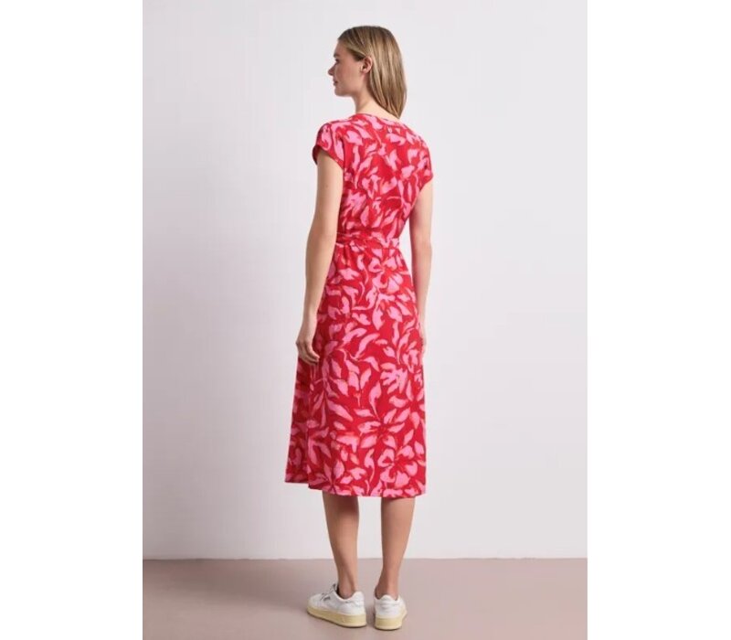 Street One Viscose Shirt Dress Salsa Red