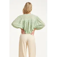 Smashed Lemon Blouse Soft Green