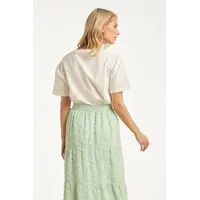 Smashed Lemon T-Shirt Off White Soft Green
