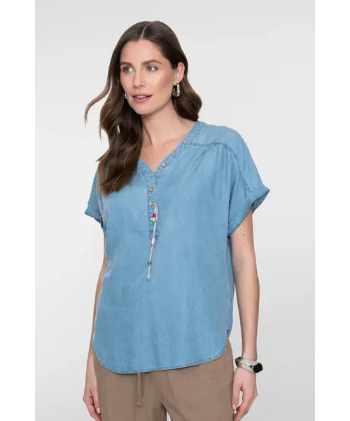 Geisha Geisha Blouse Lyocell Ropes
