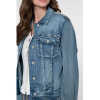 Geisha Jeansjacket Mid Blue Denim