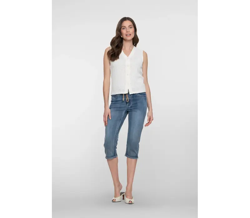 Geisha Capri Mid Blue Denim