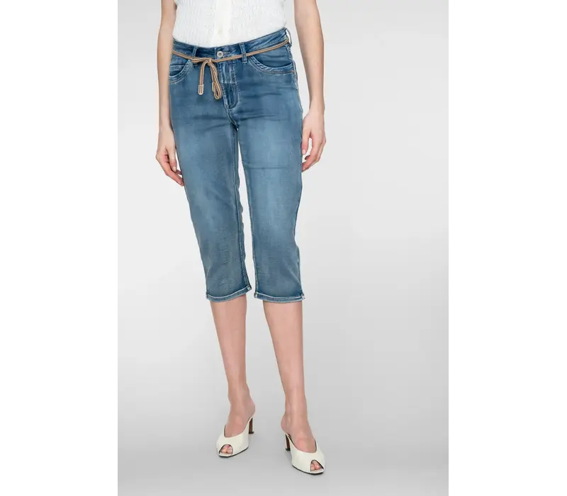 Geisha Capri Mid Blue Denim
