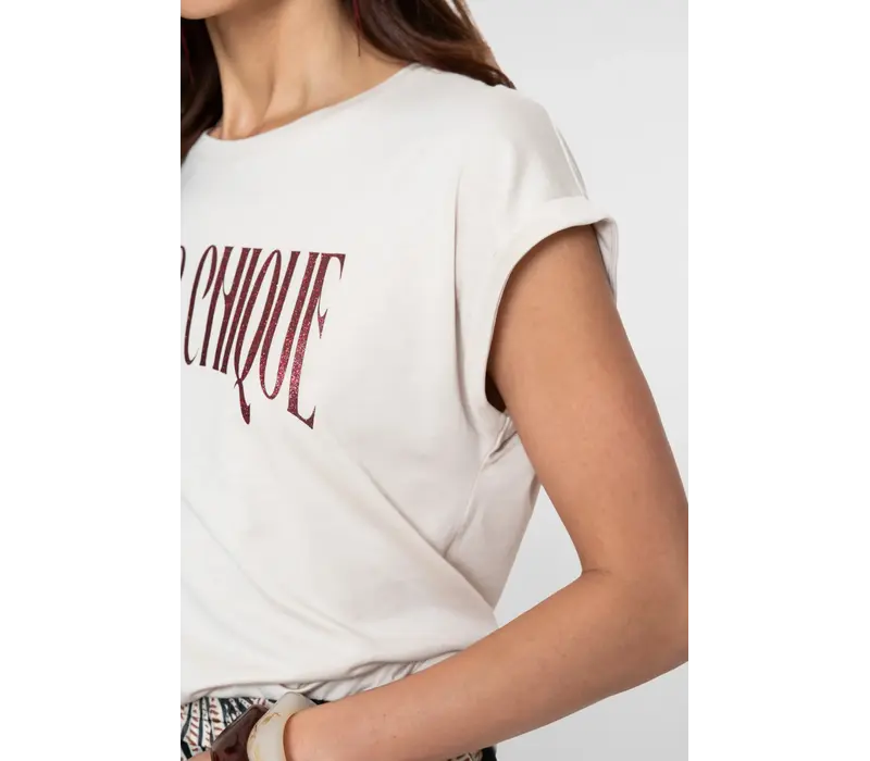 Geisha T-Shirt Tres Chique Sand Cherry