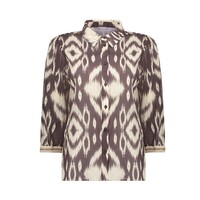 Geisha Blouse Brown Sand