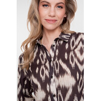 Geisha Blouse Brown Sand