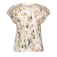 Geisha Blouse Aqua Sand