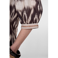 Geisha Blouse Brown Sand