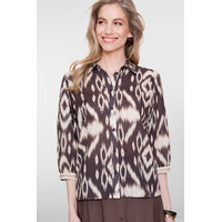 Geisha Blouse Brown Sand