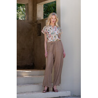 Geisha Blouse Aqua Sand