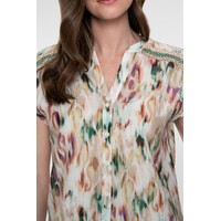 Geisha Blouse Aqua Sand