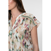 Geisha Blouse Aqua Sand
