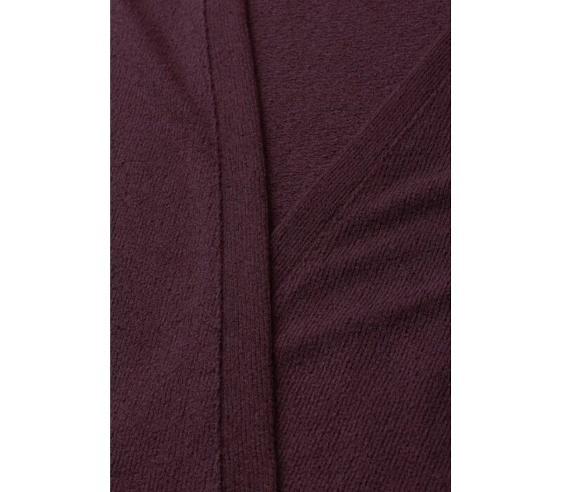 Street One Nette Summer Knit Vest Rustic Rouge