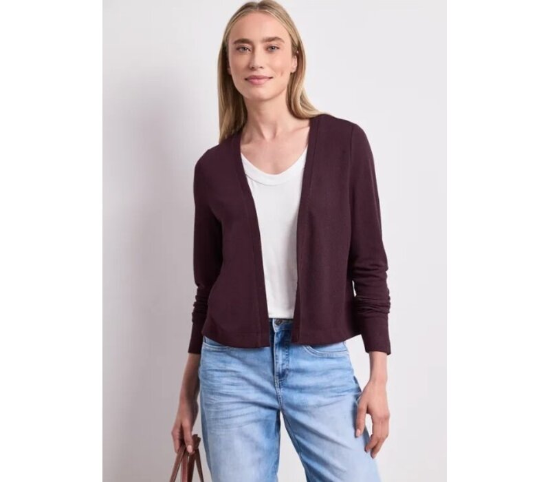 Street One Nette Summer Knit Vest Rustic Rouge