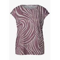 Street One Printed Burn Dessin Shirt Rustic Rouge