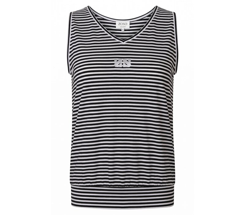 Zoso Fleur Black White