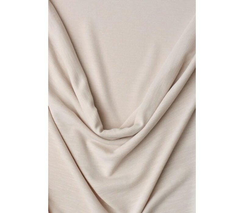 Street One Silk Look Waterfall Top Clay Sand